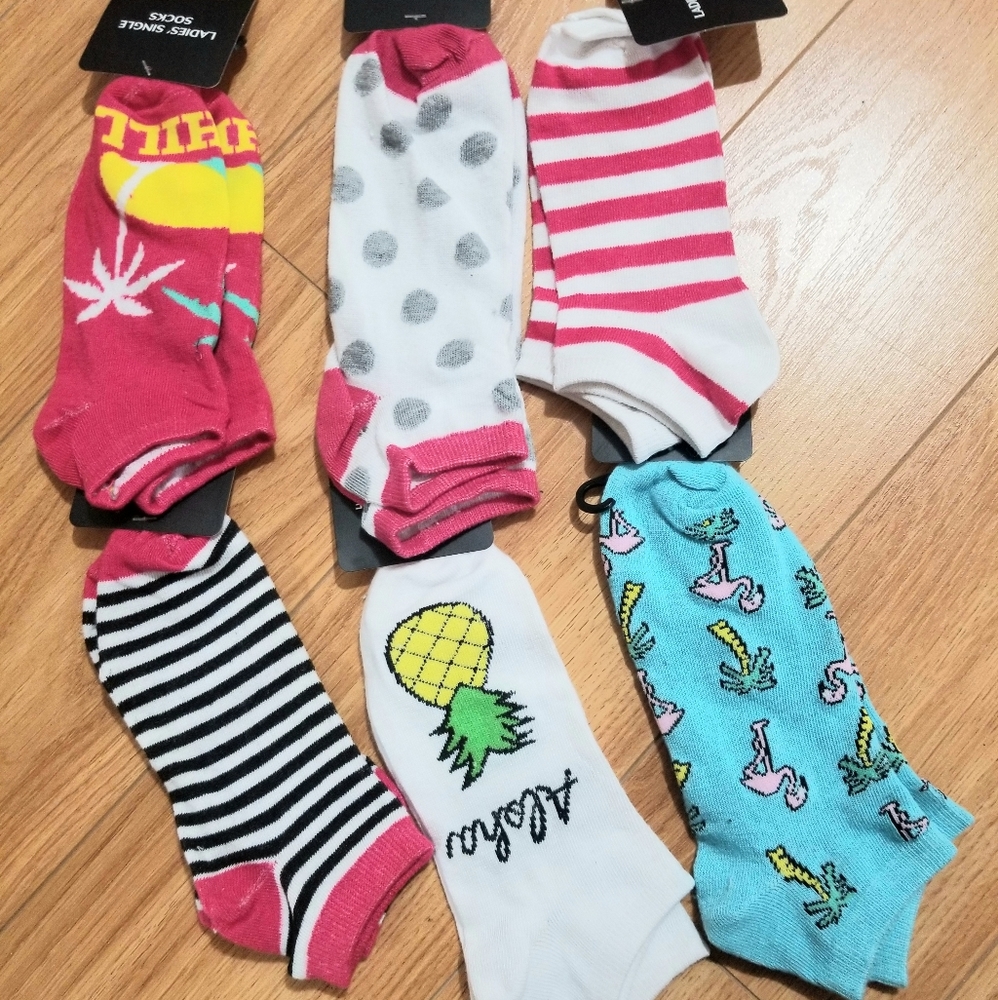 Summer Pink Fun Sock LOT BUNDLE